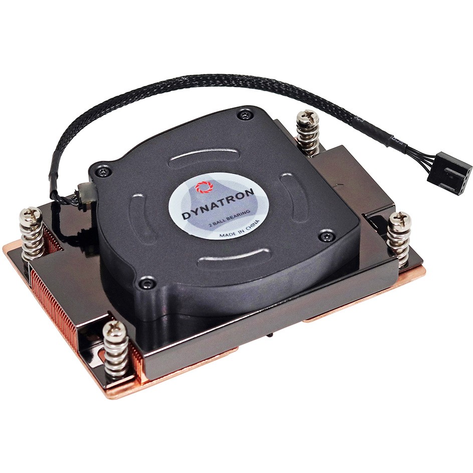Ftohës për Procesor Dynatron A41 / 80mm Fan / 2000–8600 RPM / Ball Bearing / 12V / 82×120×28.4mm – Zezë - 2