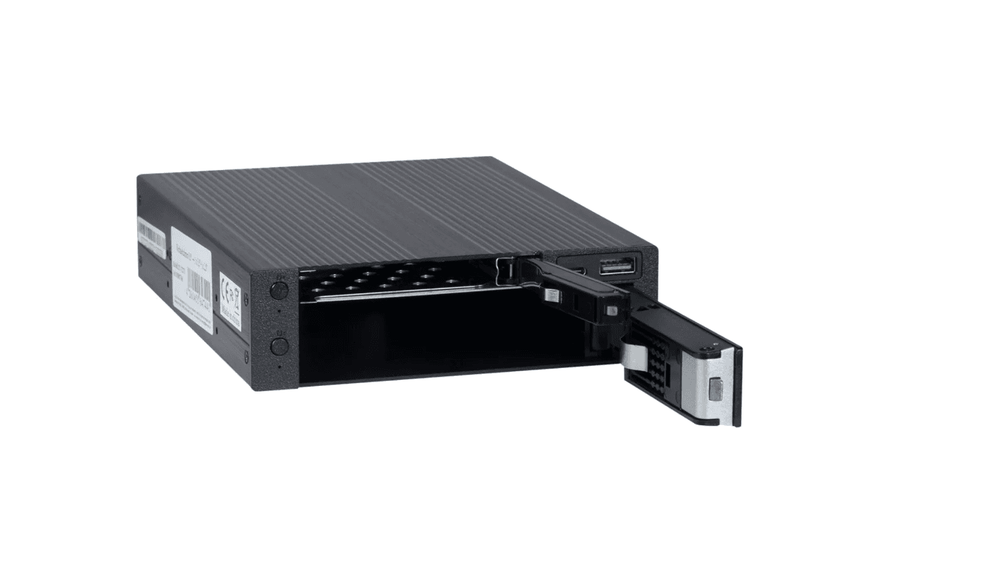 Kornizë për disqe Inter-Tech IPC ST-7227U, 1x 3.5", 1x 2.5", Hot-Swap, SATA III, USB-A, USB-C - 4
