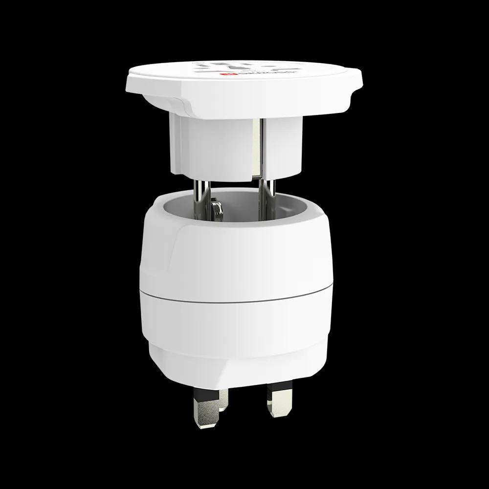 Adapter Universal SKROSS Combo World to UK, 100–250V, 13A, deri 3250W - Bardhë - 2