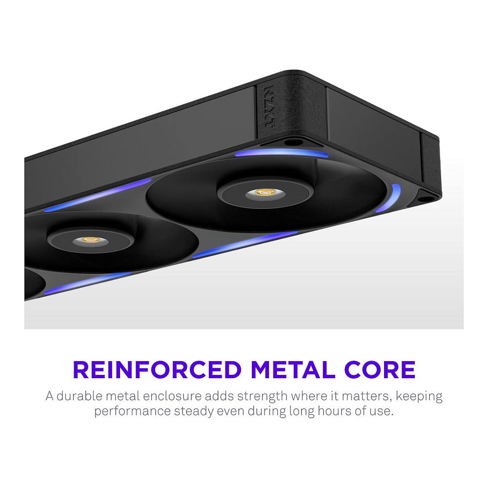 Ftohës për Kasë 360mm NZXT F360X RGB – Zezë - 8