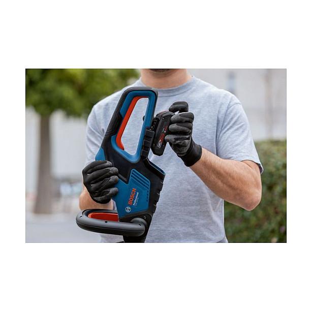 Kositëse për Shkurre me Bateri Bosch Professional GHE 18V-50, 18V, Brushless, 50cm, 23mm, 3000goditje/min - Blu/Zezë - 6