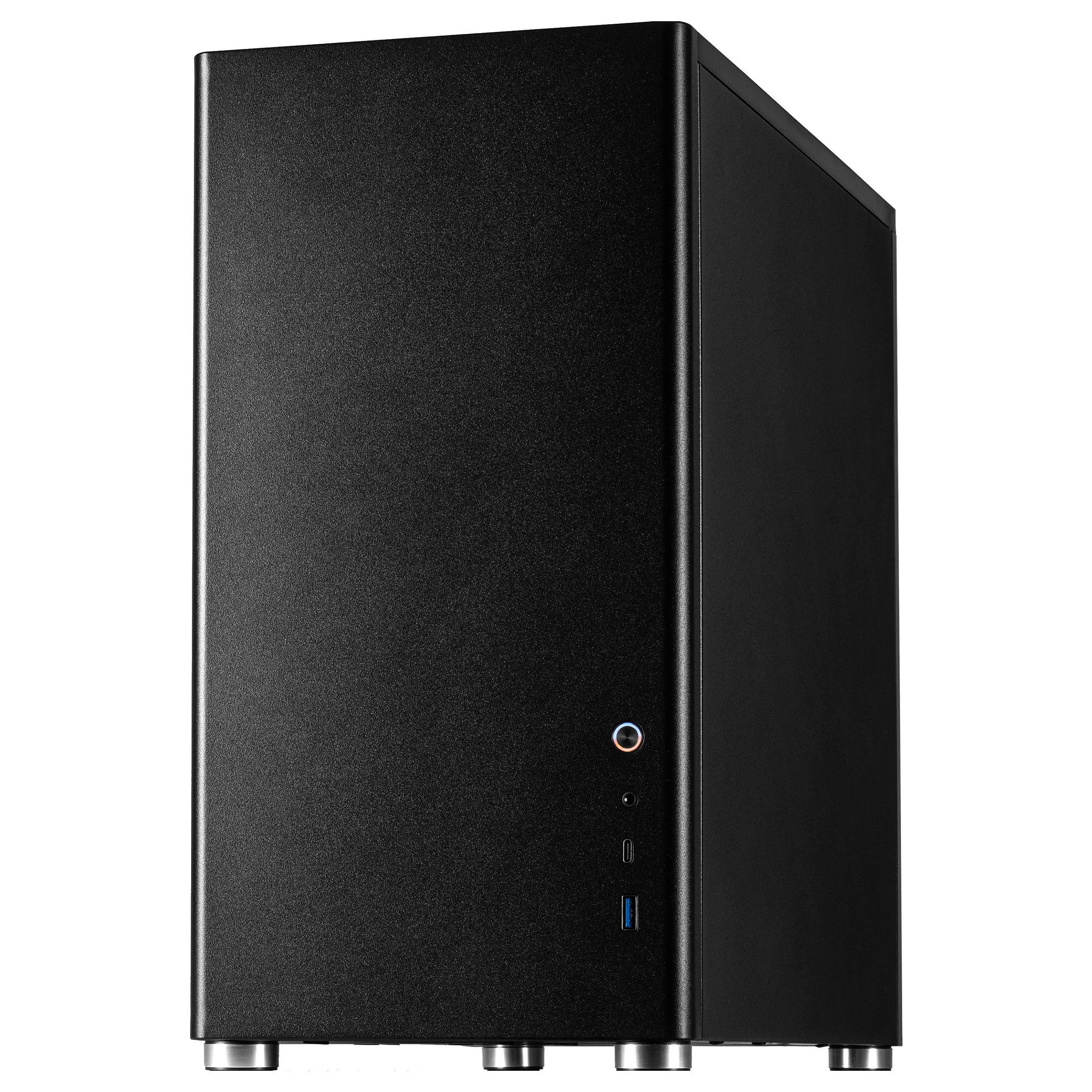 Kasë PC Inter-Tech X2 Duplex Pro / Midi Tower / ATX / 1x USB-A 3.2 Gen2 + 1x USB-C 3.2 Gen2 / 3x 2.5" + 1x 2.5"/3.5" Bay - Zezë - 2