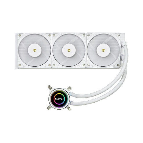 Ftohës për Procesor Lian Li GALAHAD II Trinity Performance 360 / AIO / 360mm / 3×120mm UNI FAN P28 / 4200 RPM / 109.6 CFM / LGA115x/1200/1700 / AM4/AM5 – Bardhë - 5