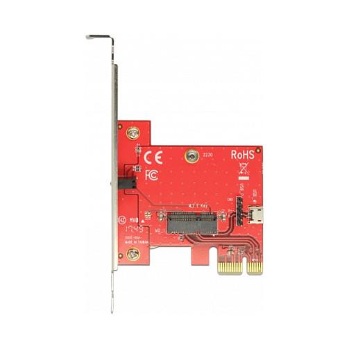 Kartë Zgjerimi PCI Express Delock 89889 / PCIe x1 / 1x M.2 Key E / PCIe + USB / Low Profile - 2