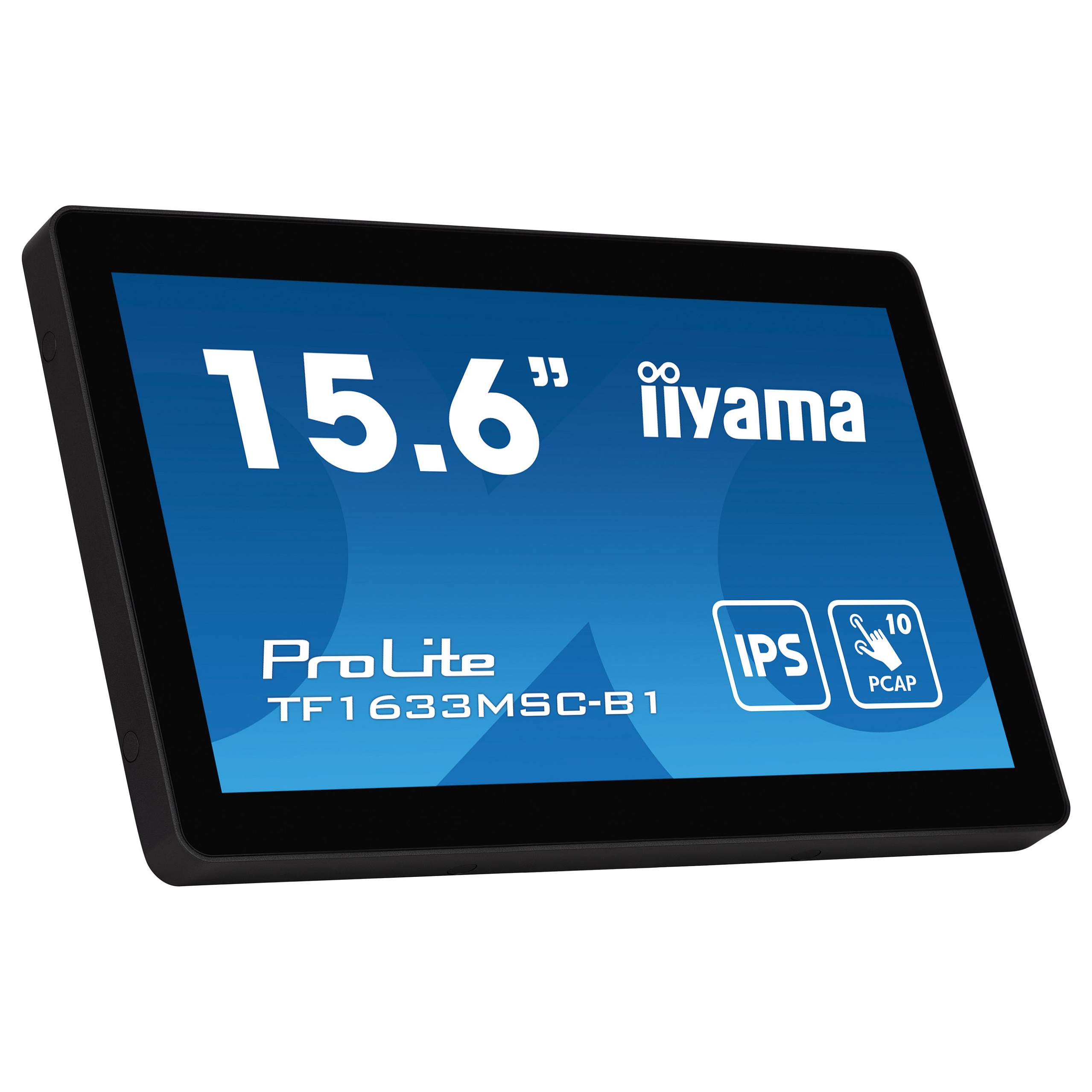 Monitor iiyama ProLite TF1633MSC-B1 / 15.6” / Full HD IPS LED Touchscreen / 60Hz / 5ms / HDMI+DP+USB - Zezë - 6