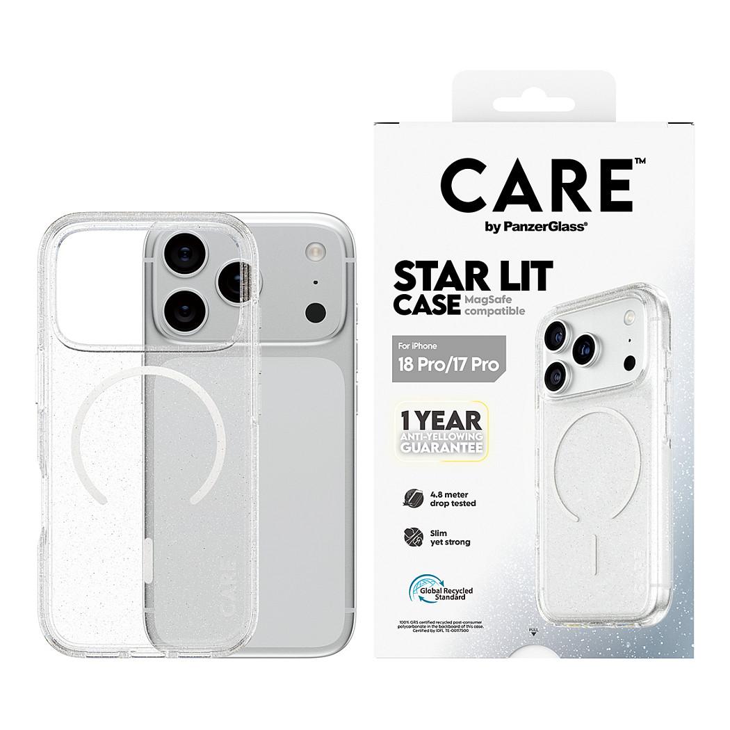 Aksesorë për telefon PanzerGlass CARE Star Lit / iPhone 17 Pro / iPhone 18 Pro / MagSafe / Mbrojtje 4.8m - Transparent - 2
