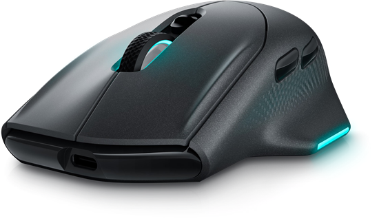 Maus Gaming Dell Alienware AW620M / Wireless + Wired / 2.4GHz / 26000 DPI / 7 Butona / 100g – Zezë - 3