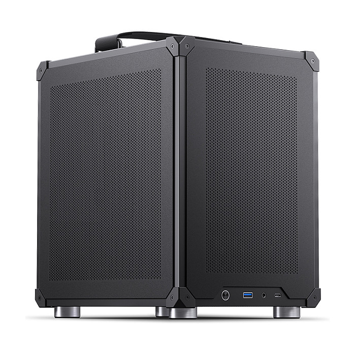 Kasë PC JONSBO C6 Handle / Mini Tower / Micro-ATX / Mini-ITX / Mesh - Zezë - 24