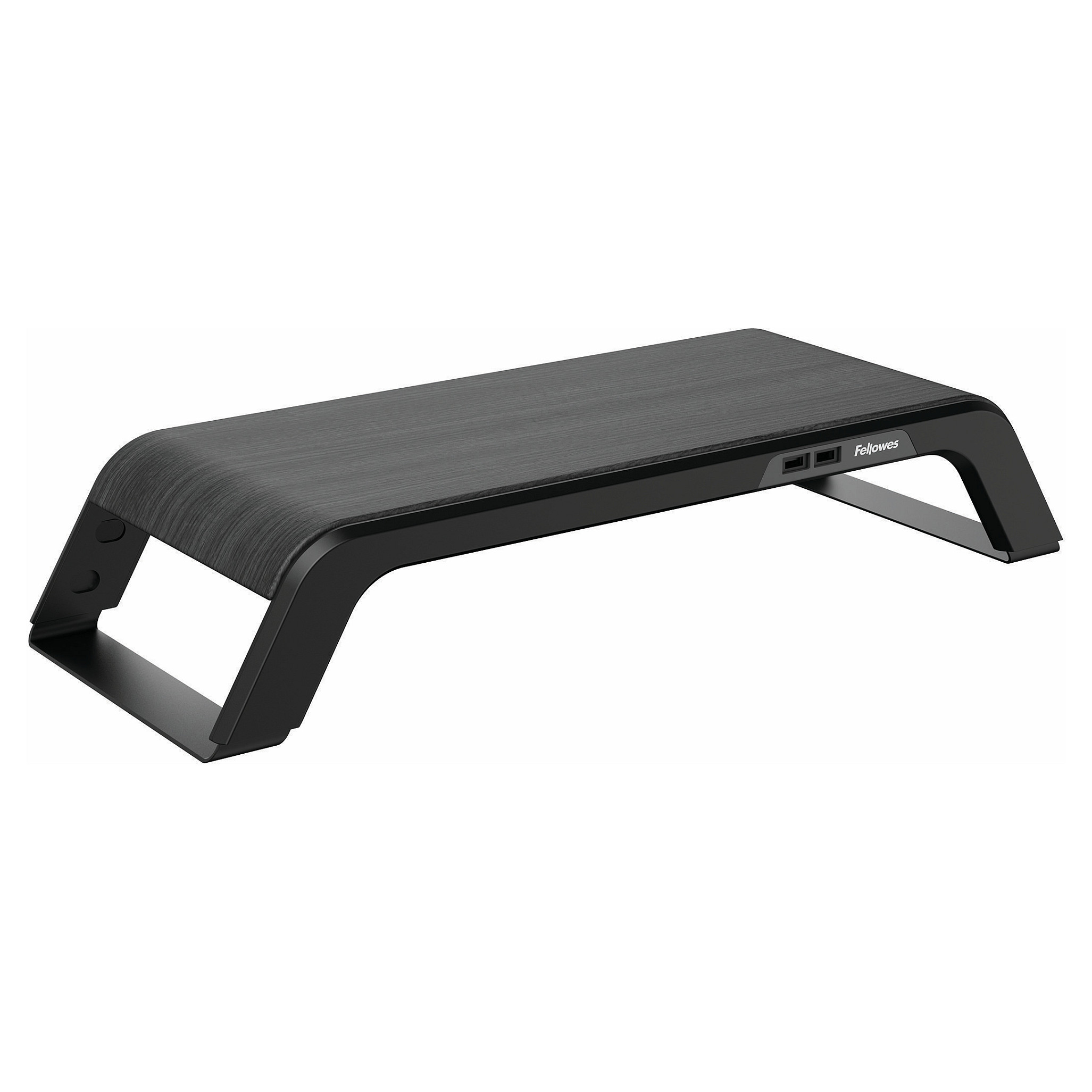 Mbajtëse për Monitor Fellowes Hana 8060501 / deri 18kg / 3 Nivele Lartësie / 4x USB / Tavolinë - Zezë - 6
