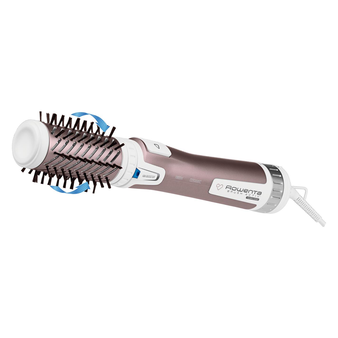 Stilues për Flokë Rowenta CF9540 / Brush Activ Premium Care / 1000W / 2 Shpejtësi / 2 Temperatura / Jonizator – Rozë e artë - 2