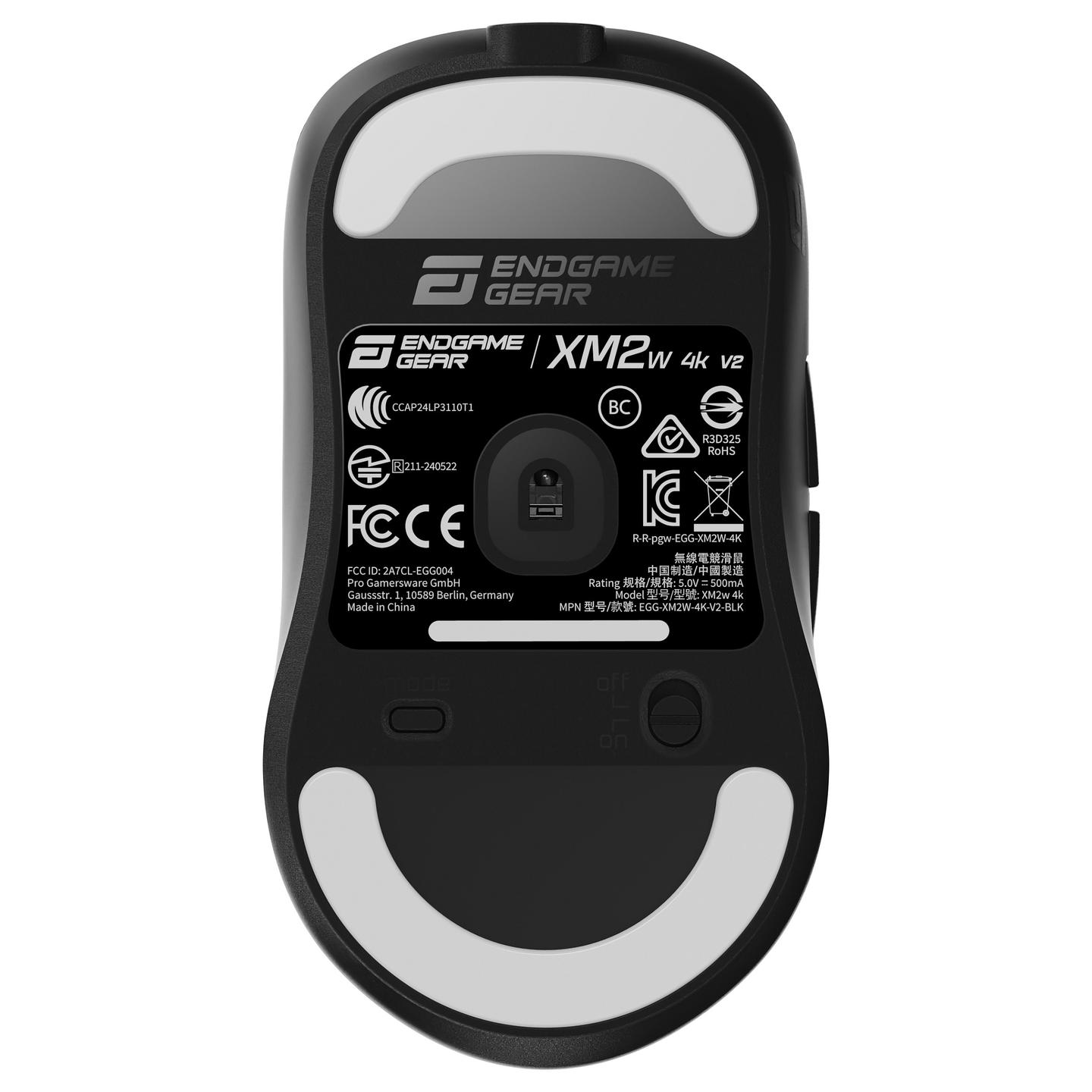 Maus Gaming Endgame Gear XM2w 4K v2 / Wireless / PixArt PAW3950 / 30.000 DPI / 4000Hz / 6 Butona / 2.4 GHz - Zezë - 9