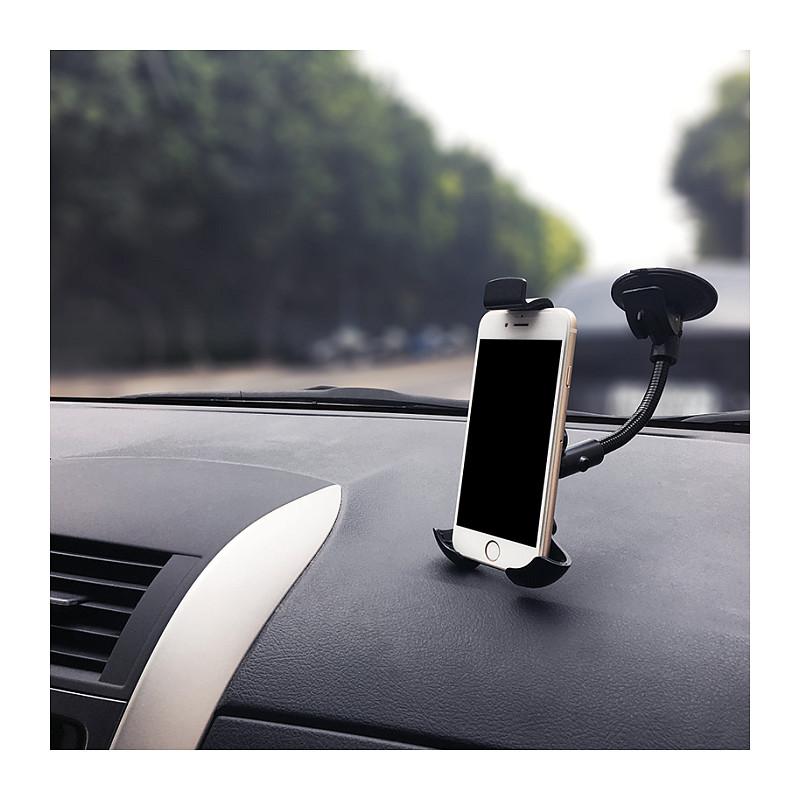 Mbajtës telefoni LogiLink AA0102, për veturë, 4"-6", 360°, për xhamin e përparmë - Zezë - 12
