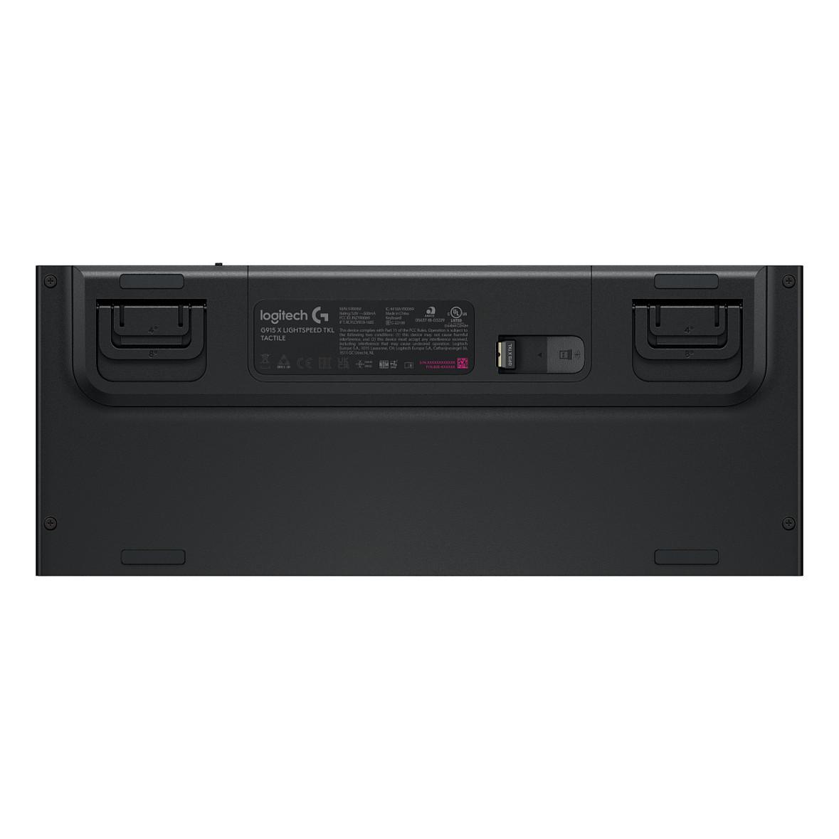 Tastierë Gaming Logitech G915 X LIGHTSPEED TKL / Wired & Wireless / Mechanical Low Profile / GL Tactile / TKL / LIGHTSYNC RGB – Zezë - 5