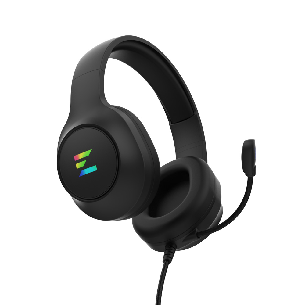 Kufje Gaming Zalman ZM-HPS310 BK / Wired / USB / 50mm / Virtual 7.1 / Mikrofon / Spectrum RGB – Zezë - 3