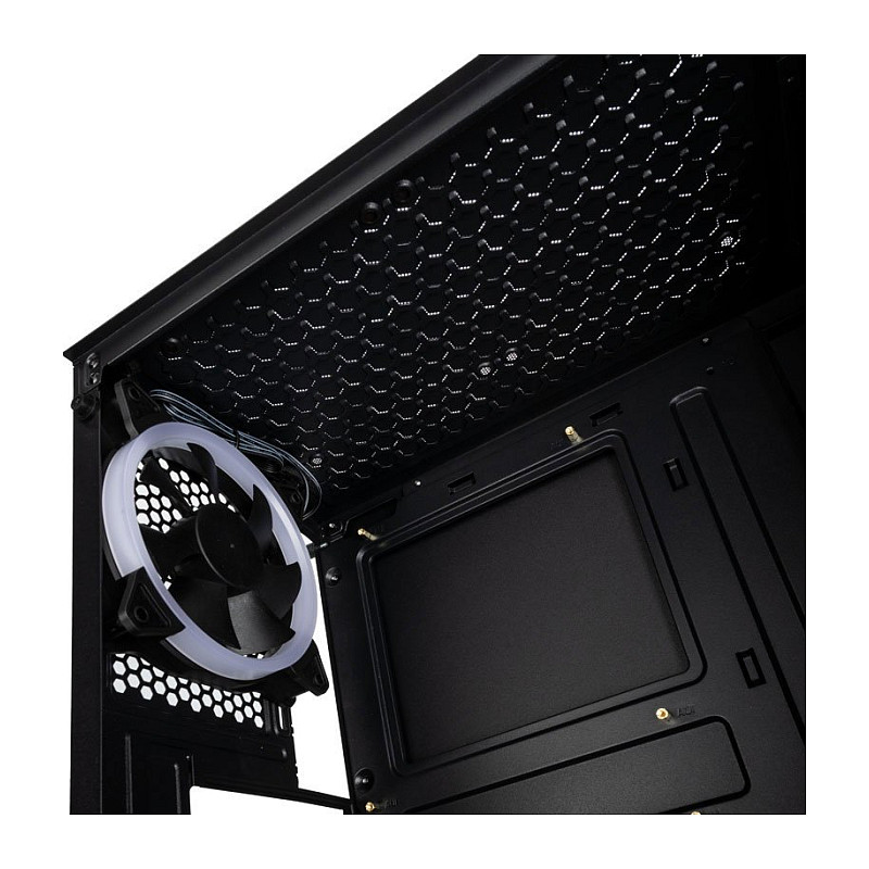 Kasë PC Kolink Void RGB / Midi Tower / ATX / 1x 120mm ARGB Fan / Tempered Glass - Zezë - 10