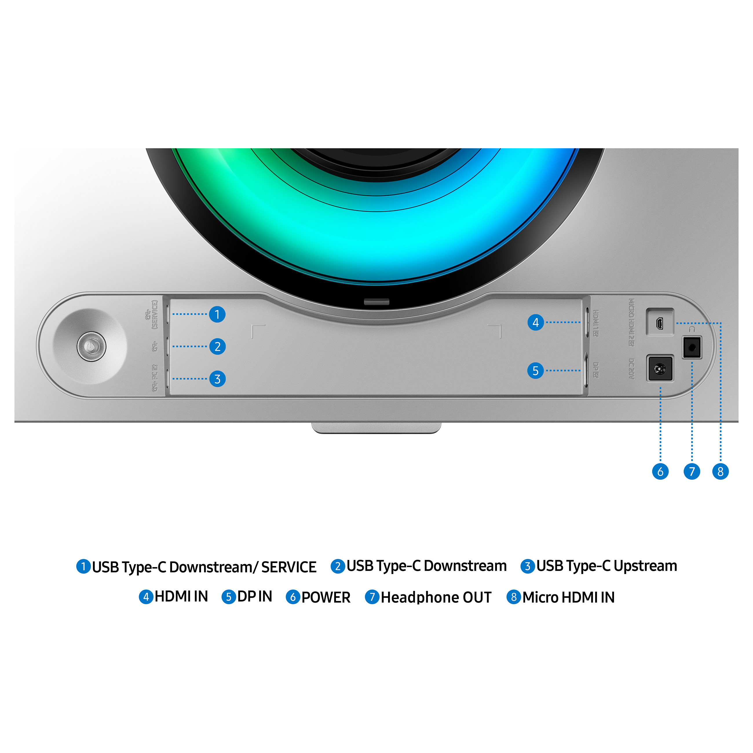 Monitor Samsung G93SD / 49" / DQHD OLED / 240Hz / 0.03ms / HDMI+DisplayPort+USB-C - Argjend - 13