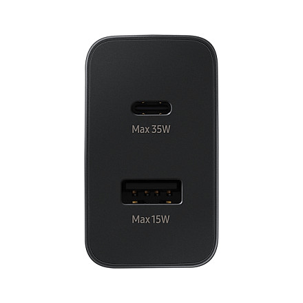 Adapter Samsung EP-TA220NBEGEU / 35W / 1x USB-C PD / 1x USB-A / Dual Port / Universal – Zezë - 3