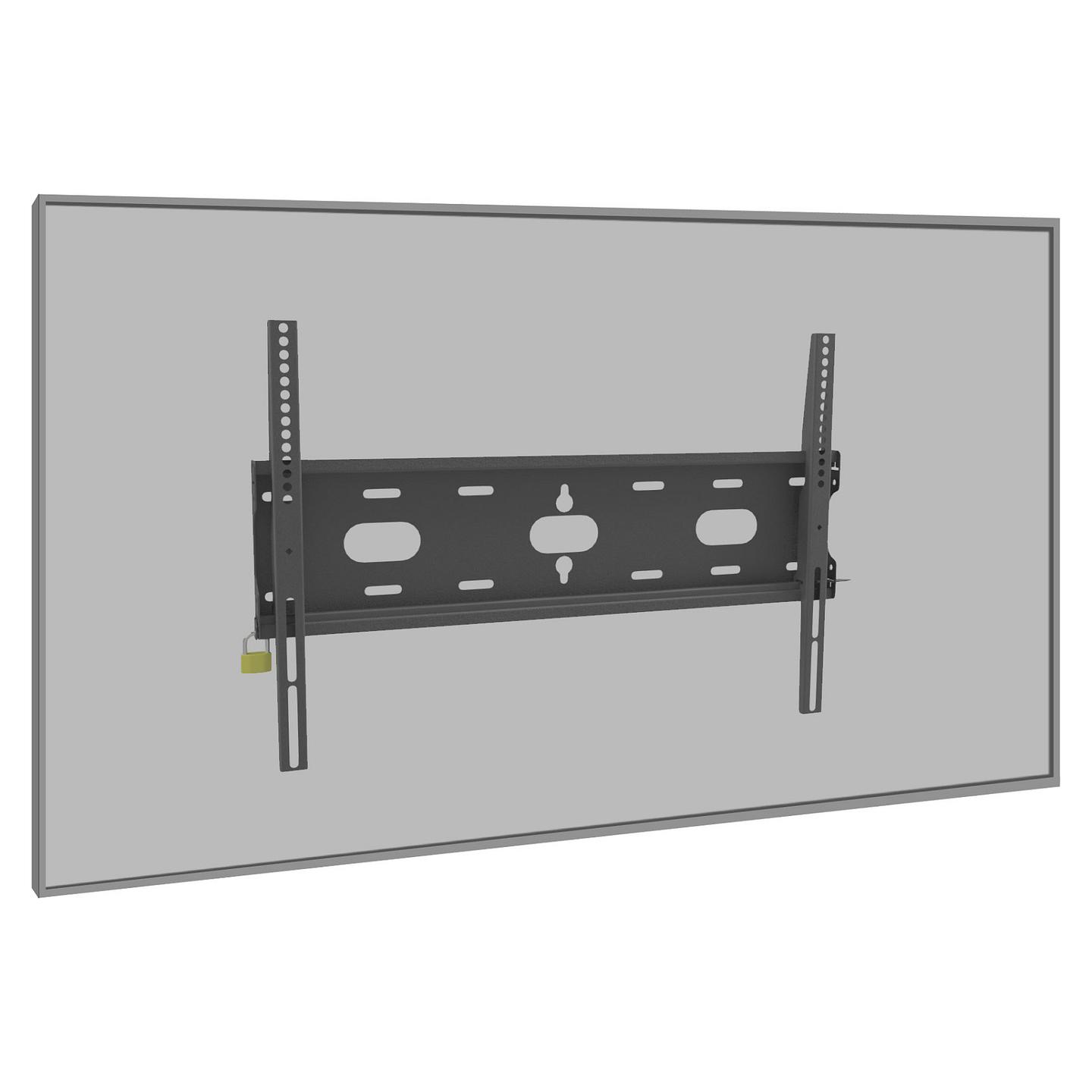 Mbajtëse për Monitor iiyama / Montim në Mur / VESA 100×100–600×400 mm / deri në 125 kg / Fikse - Zezë - 4