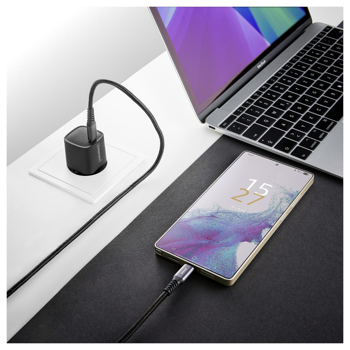 Adapter Intenso W30C² GaN / USB-C / 30W / PD 3.0 / PPS / QC 4.0 - Zezë - 5