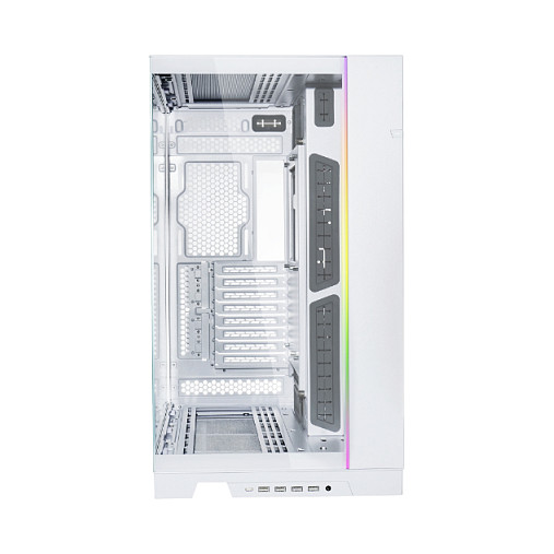 Kasë Lian Li O11 Dynamic EVO XL / Full Tower / E-ATX / Dual Chamber / Tempered Glass - Bardhë - 2