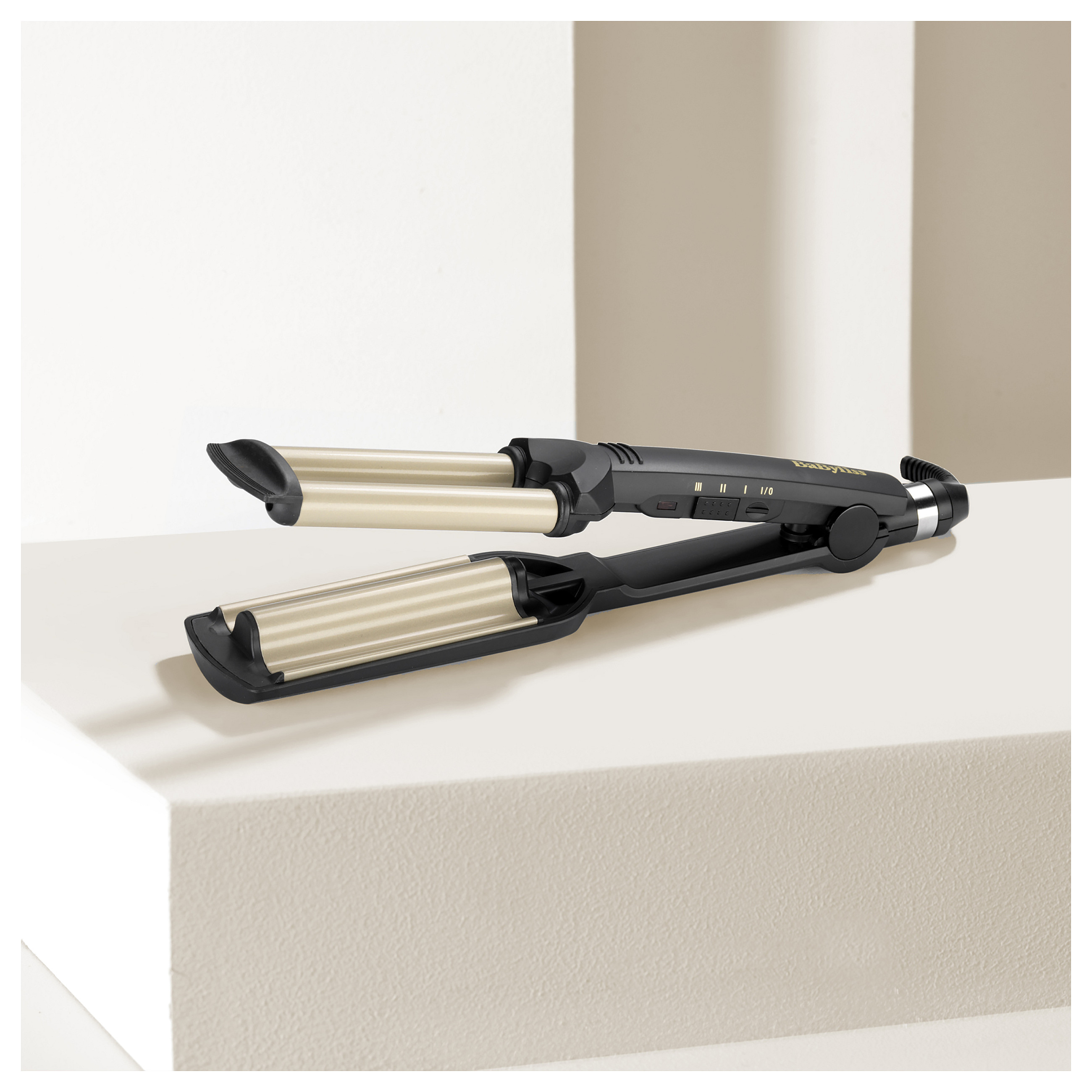 Stiluese për flokë me valë BaByliss Easy Waves C260E / Titanium-Ceramic / 3 Temperatura / 200°C – Zezë/Ari - 6