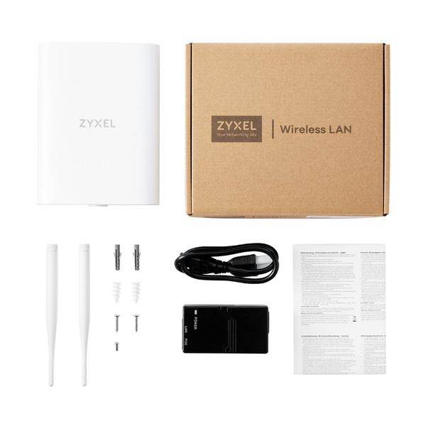 Access Point Outdoor Zyxel NWA55AX PTP, Wi-Fi 6 AX2400, Wireless Bridge, PoE+ - Bardhë - 3