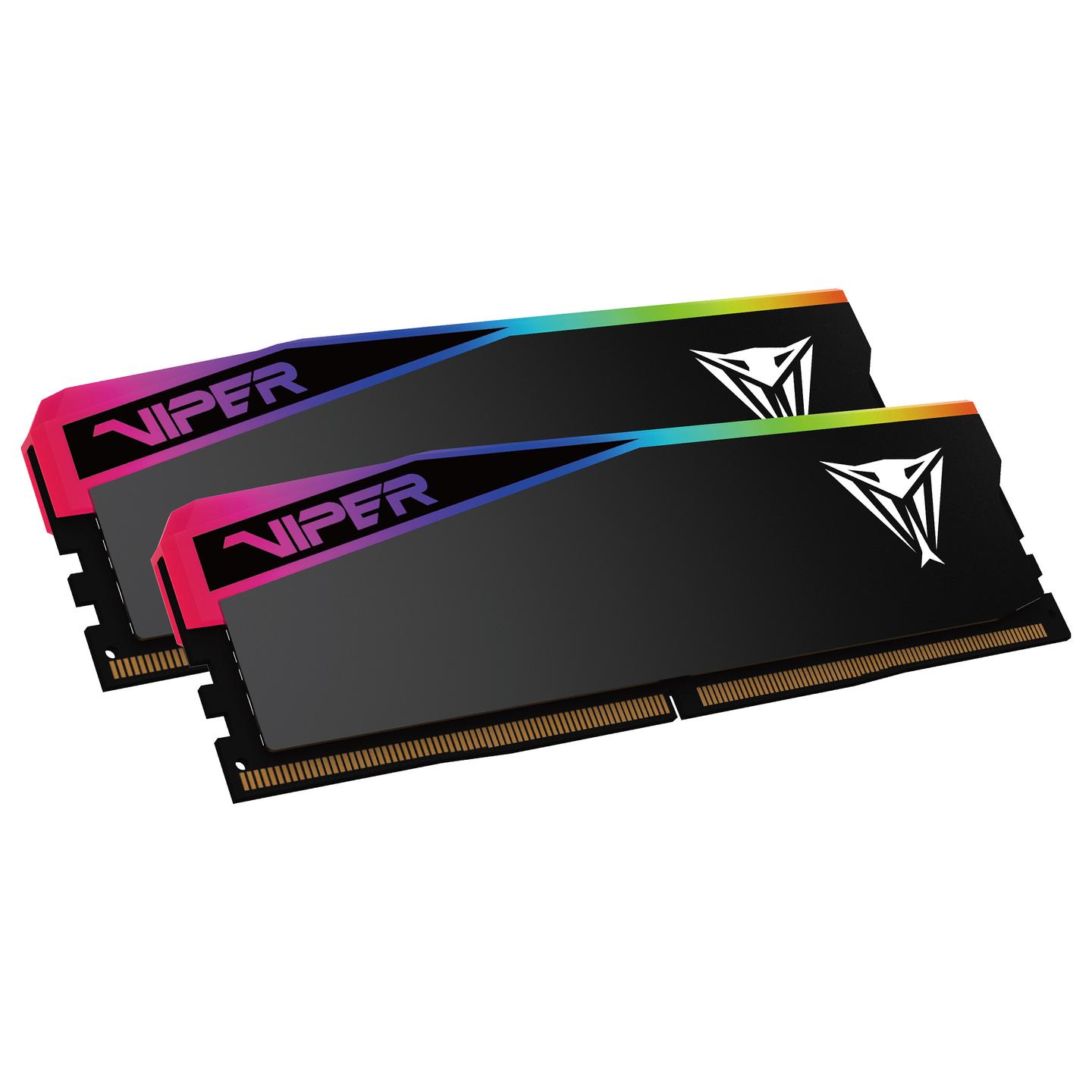 RAM Memorie DDR5 Patriot Viper Elite 5 Ultra RGB VEUR532G6028K / 32GB (2x16GB) / UDIMM / 6000MHz / CL28 / 288-pin - Zezë - 4