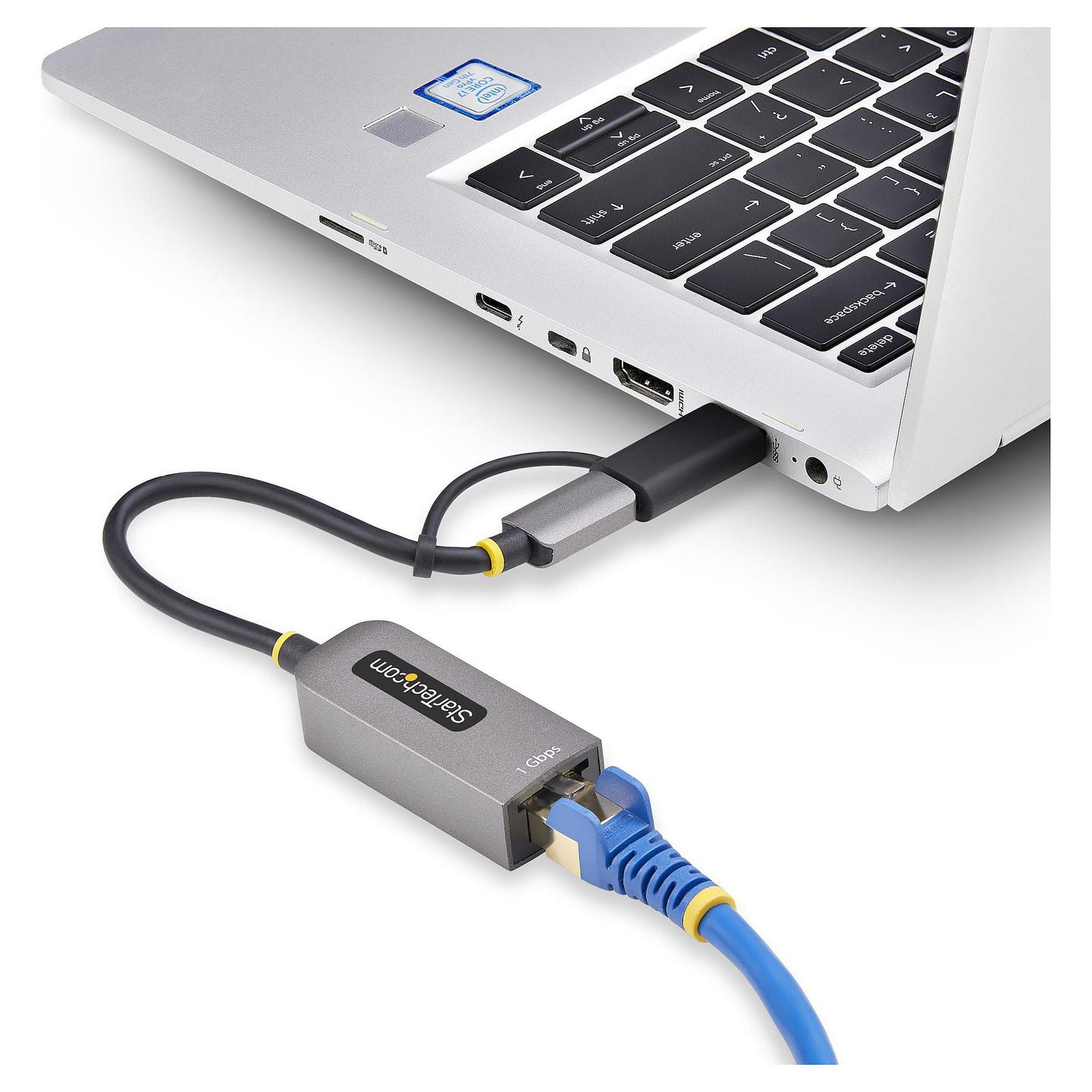 Adapter Rrjeti StarTech C21GA-USB-ETHERNET, USB-C/USB-A, Gigabit Ethernet, RJ45 - Gri - 7