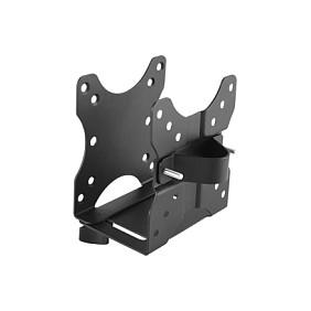 Mbajtëse për Mini PC LogiLink BP0066, VESA 75 × 75, 100 × 100mm, 17–70mm, deri 5kg - Zezë - 2