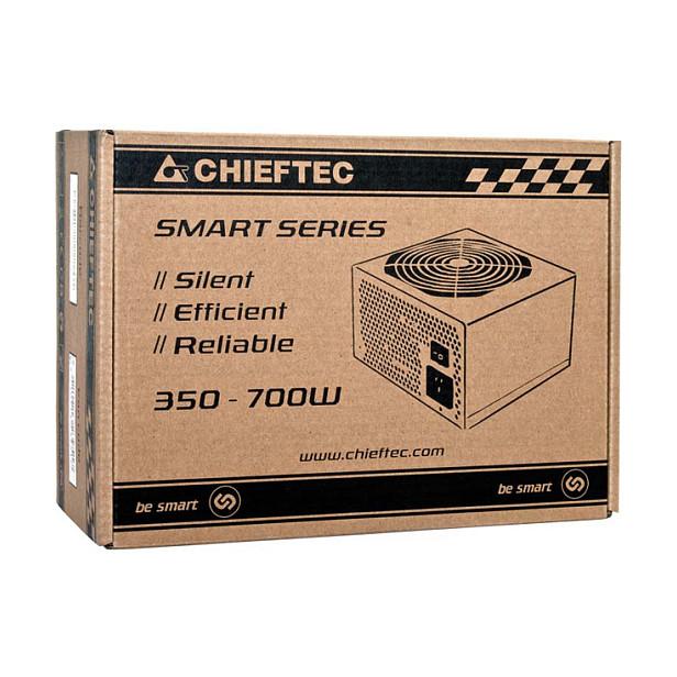 Furnizues Energjie Chieftec SMART GPS-500A8, 500W, 80 PLUS, ATX 2.3, Non-Modular, 1x PCIe 6+2 pin – Zezë - 4