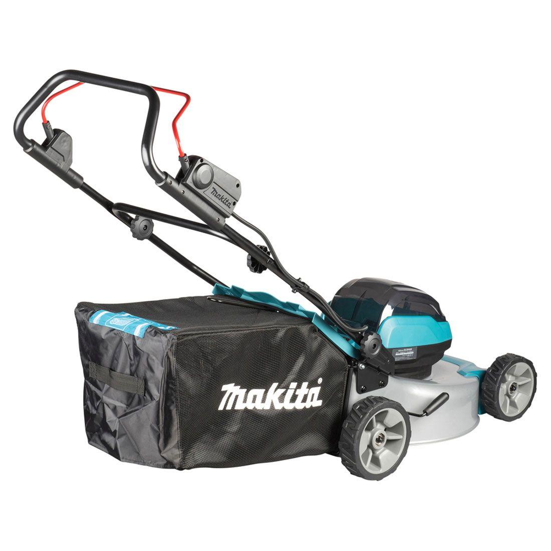 Kositëse Bari me Bateri Makita DLM466PT2, 2x18V, 46cm, 20–75mm, 60L, 2x5.0Ah - Blu/Zezë - 5