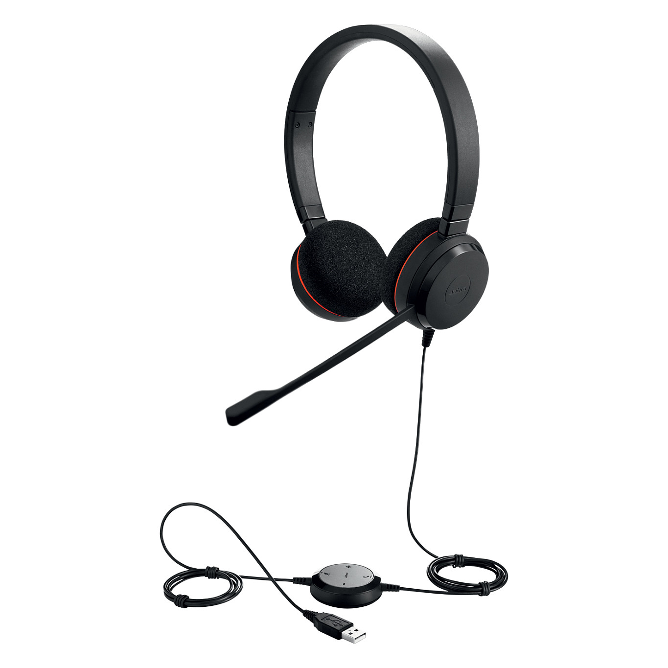 Kufje me kabllo Jabra Evolve 20 MS Stereo / USB-A / 0.95 m - Zezë - 2