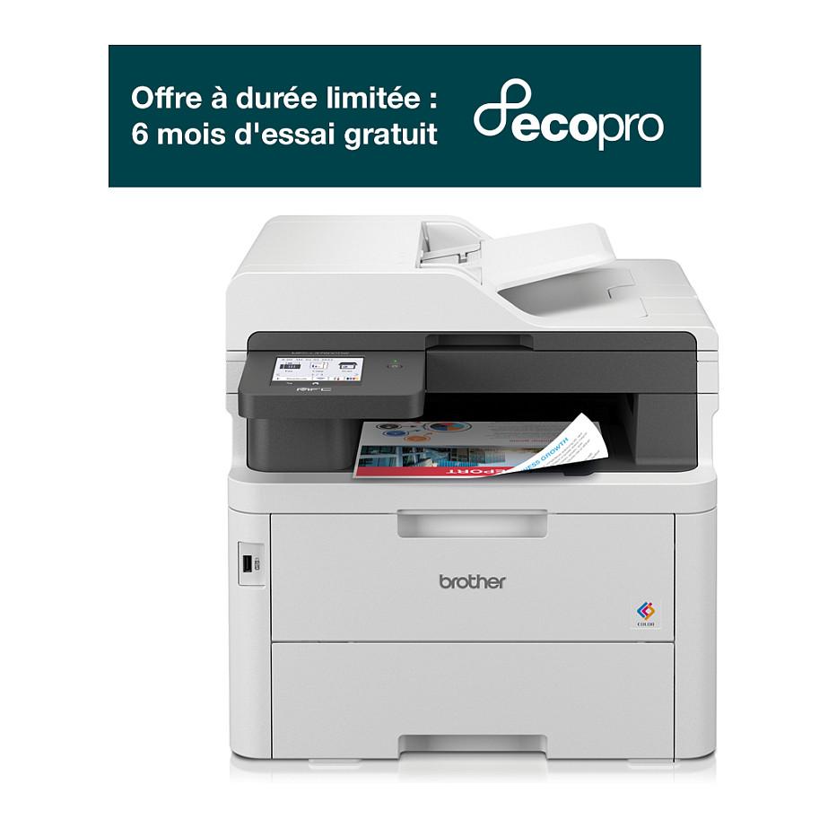 Printer Multifunksional Brother MFC-L3760CDW, LED me Ngjyra, A4, 26 ppm, 4 në 1, Duplex, ADF 50-fletësh, Wi-Fi, Gigabit Ethernet, USB - Bardhë - 7