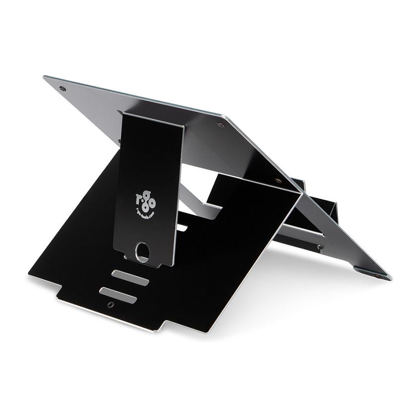 Mbajtëse për Laptop R-Go Riser Flexible / E rregullueshme / 10–22" / 5 kg / 135–220 mm / 5 pozicione - Zezë - 5