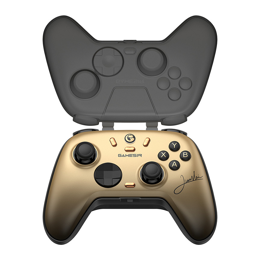 Kontroller për PC / Switch GameSir Nova 2 Lite Champion Edition / Wireless & Wired – Zezë/Bronz - 4