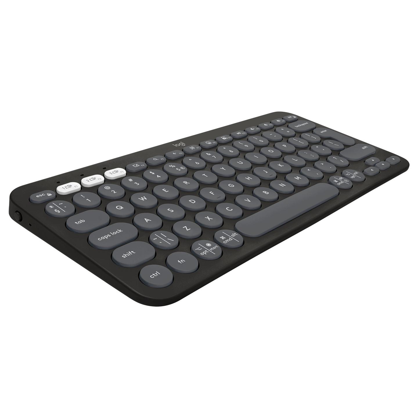 Combo (Tastierë & Maus) Logitech Pebble 2 Combo, Mini, QWERTY US International, Bluetooth + Logi Bolt, 4000 DPI - Grafit - 7