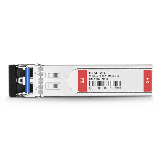 Transceiver Cisco GLC-GE-100FX=, 100 Mbps, LC Duplex, 1310 nm, 2 km - Argjend - 2