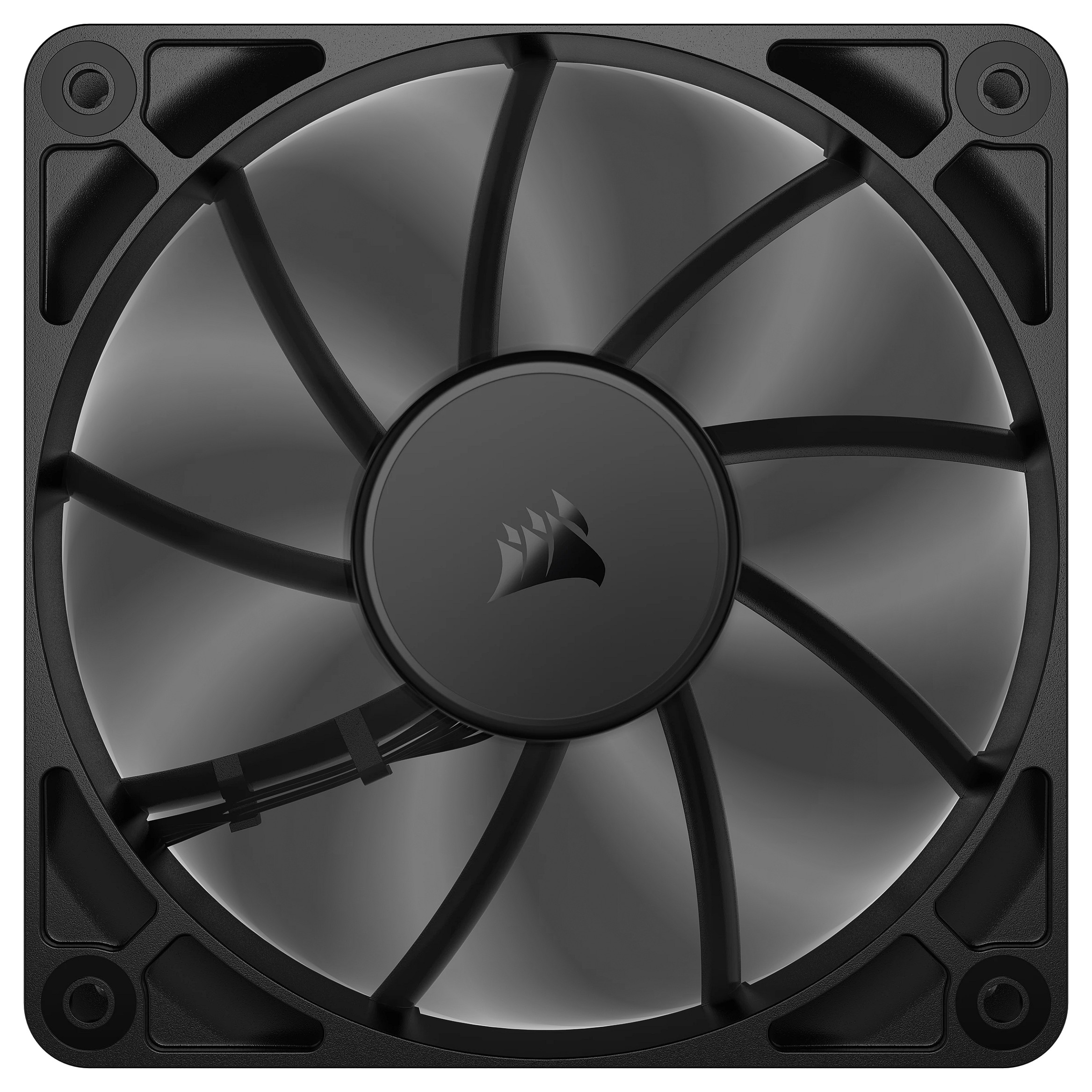 Ftohës për Kasë Corsair RS120-R ARGB / 120mm / 420-2100 RPM / PWM / 3-Pack – Zezë - 2