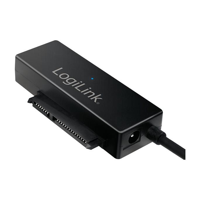 Adapter USB 3.0 në SATA LogiLink me OTB - Zezë - 3