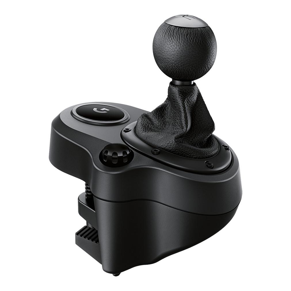 Kontroller Shifter Logitech Driving Force Shifter / 6-Speed H-Pattern / Reverse Push-Down / Steel Shaft / Leather - Zezë - 4