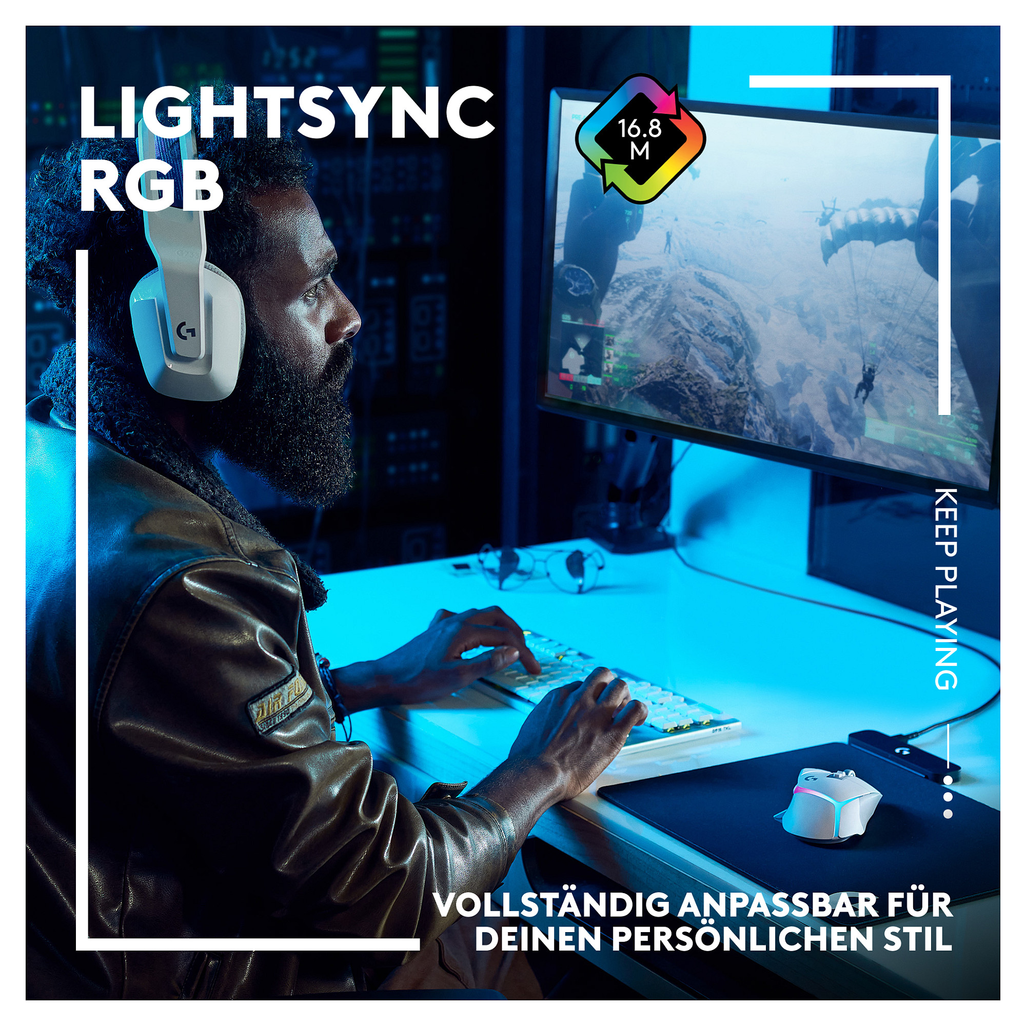 Maus Gaming Logitech G G502 X Plus / Wireless / HERO 25K / 25.600 DPI / 13 Butona / RGB - Zezë - 12