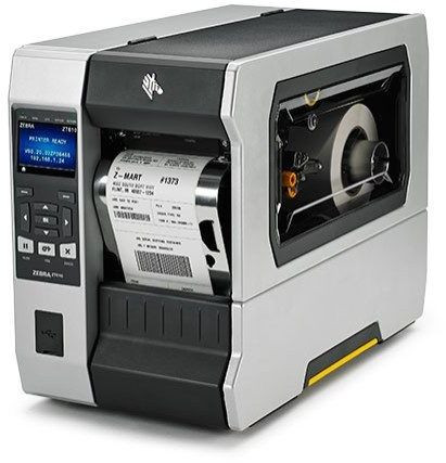 Printer Label Zebra ZT610 / Për Etiketa / 203 DPI / 104mm / 356 mm/sec / USB + LAN - Zezë/Hiri - 2