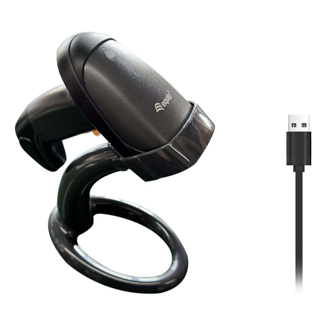 Skaner Barkodesh Equip 351023 / 1D / Laser / Wireless 2.4GHz / 200 Scans/s / 70cm / IP54 / 1500mAh - Zezë - 7