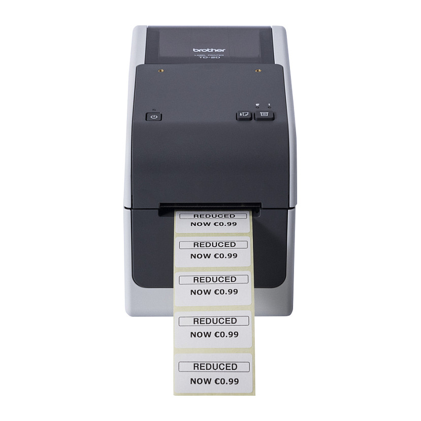 Printer Etiketash Brother TD-2320D203 / Direct Termal / 203x203 DPI / 152mm/sek / Ethernet+USB+RS-232 – Zezë/Hiri - 8