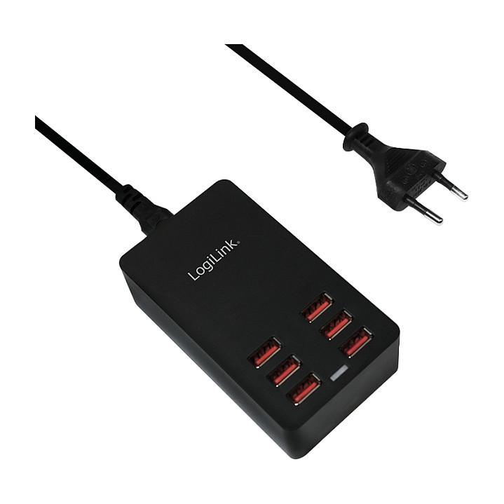 Adapter USB LogiLink PA0139 / 6x USB-A / 32W – Zezë - 4