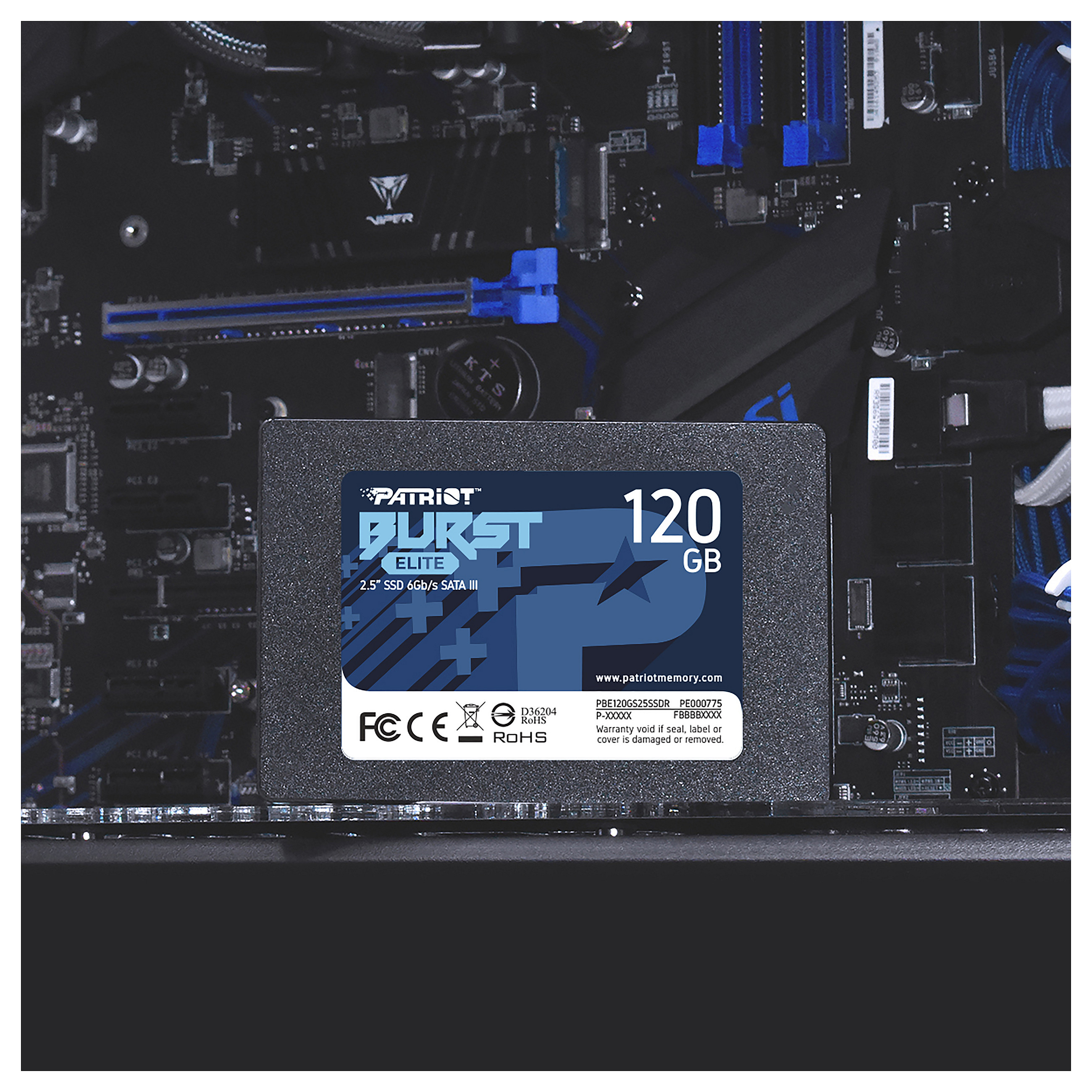 SSD e Brendshme Patriot Memory Burst Elite / 120GB / 2.5" / Serial ATA III 6 Gb/s - 4