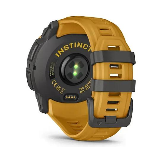 Orë e mençur Garmin Instinct 3 Solar, 50mm, GPS, Karikim Solar, 10 ATM – Portokalli/Hiri - 5