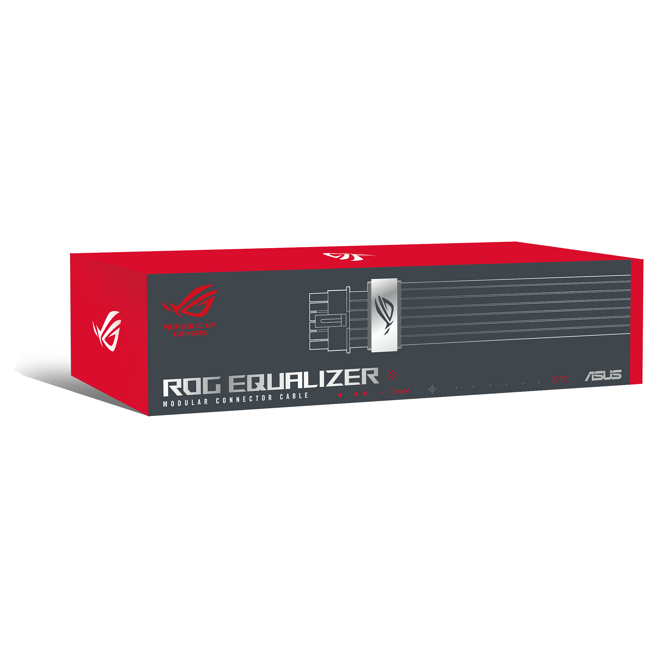 Kabllo për furnizim me Energji ASUS ROG Equalizer / PCIe 16-pin / PCIe x16 Gen 4.0 / 0.75m - Zezë - 5