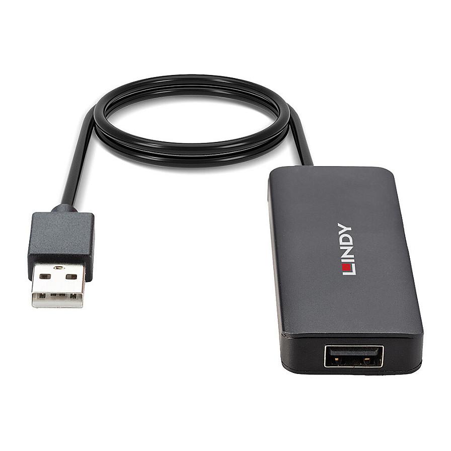 Splitter USB Lindy 42986 / USB 2.0 / 4x USB-A / 480 Mbit/s / 0.8 m - Zezë - 4