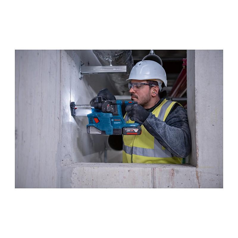 Çekiç Shpues me Bateri Bosch GBH 18V-22 Professional, 18V, SDS-PLUS, 1.9J, 0-1050rpm, 22mm - Blu/Zezë - 2